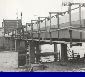 Long Beach Bridge Construction Photographs